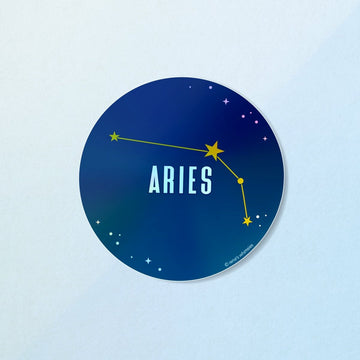Aries Sticker | Iridescent Zodiac Stickers