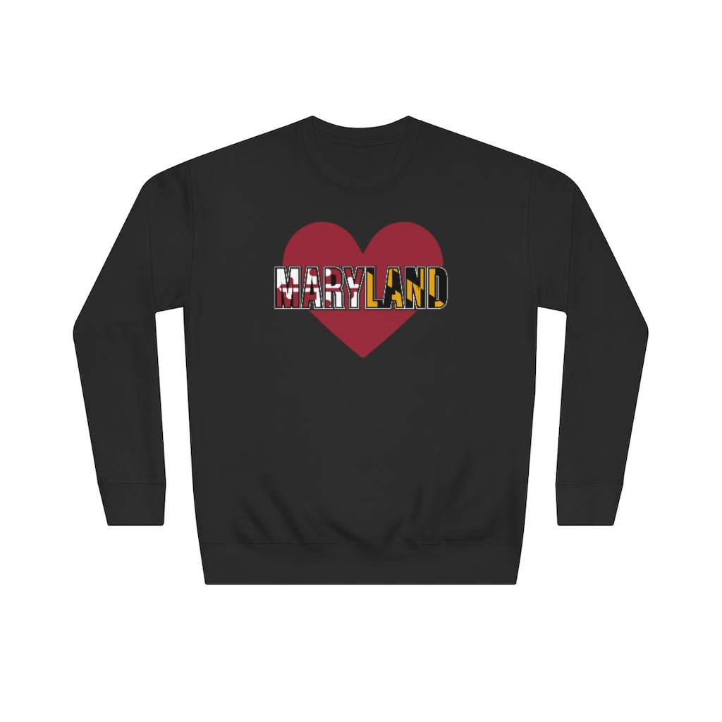 Love Maryland Crew Sweatshirt, Unisex - Rene's Whimsies