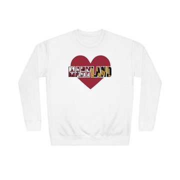 Love Maryland Crew Sweatshirt, Unisex