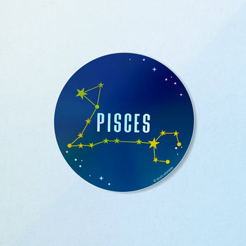 Pisces Sticker | Iridescent Zodiac Stickers