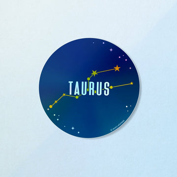 Taurus Sticker | Iridescent Zodiac Stickers