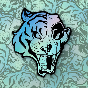 Holographic Tiger Sticker - StickersRene's Whimsies