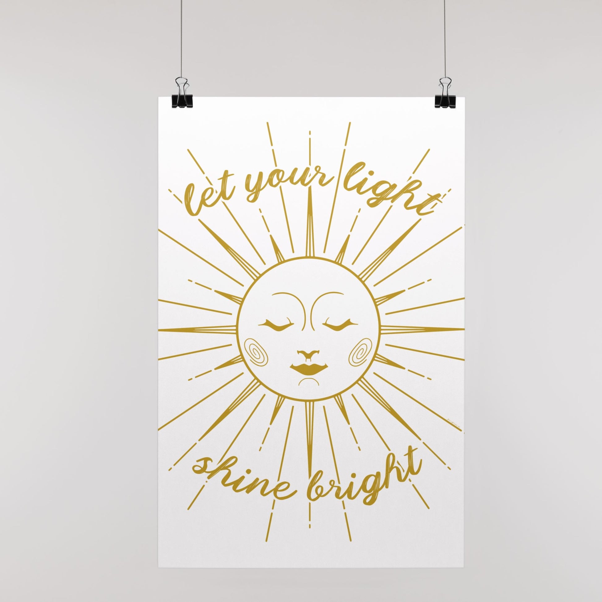 Let Your Light Shine Bright Art Print - Rene's Whimsies