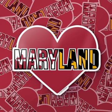 Love Maryland Sticker - StickersRene's Whimsies
