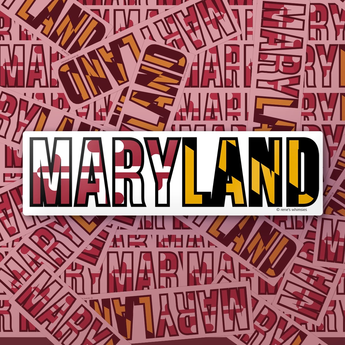 Maryland Sticker - Paper productsRene's Whimsies