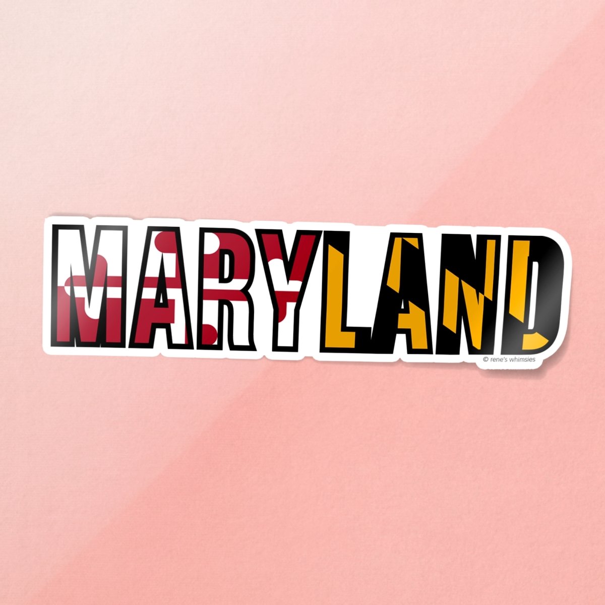 Maryland Sticker - Paper productsRene's Whimsies