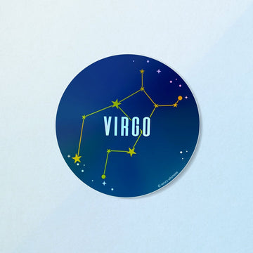 Virgo Sticker | Iridescent Zodiac Stickers - StickersRene's Whimsies