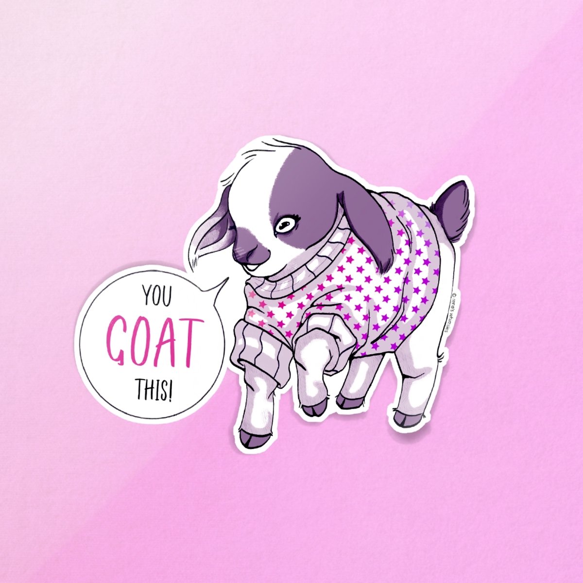 You GOAT This! Sticker - StickersRene's Whimsies